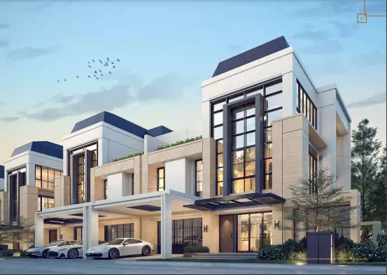Dijual Rumah Mewah Cluster Tresor 3 Lantai di BSD City Tangerang