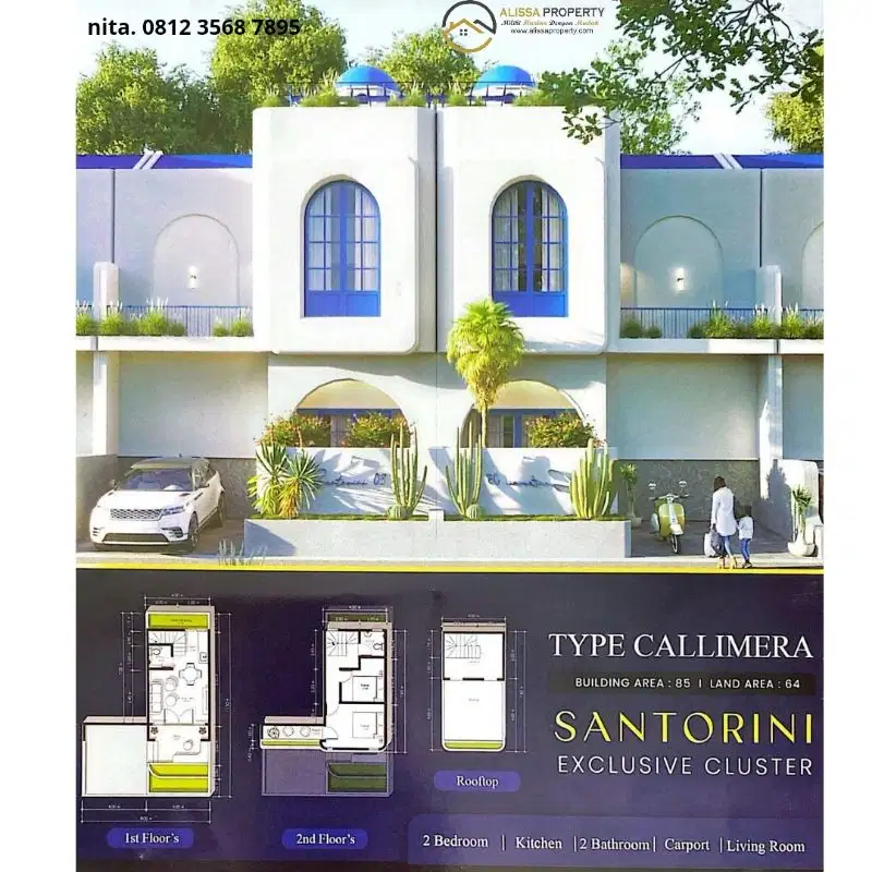 RUMAH 2 LANTAI DAN 3 LANTAI LOKASI STRATEGIS 10 MENIT KOTA WISATA BATU