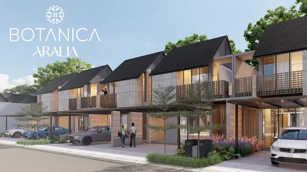 Dijual Rumah Cantik 2 Lantai Botanica Aralia di Bintaro, Tangerang