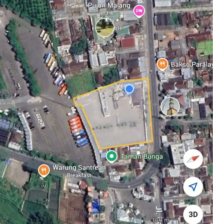 DIJUAL TANAH AREA PARKIRAN SANTERA BATU