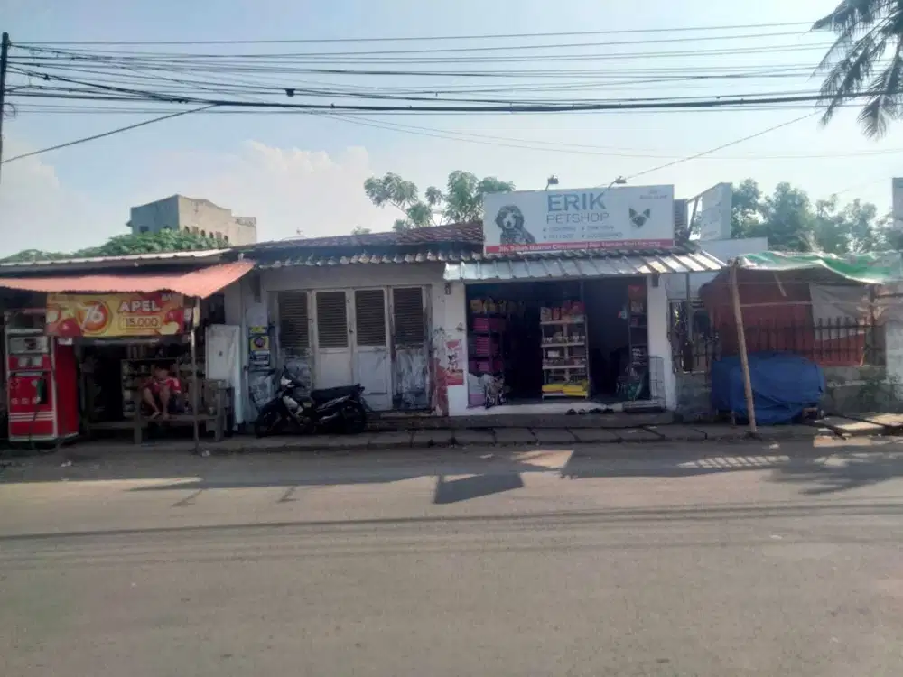 Jual hitung tanah kios, kontrakan dan rumah deket stasiun KRL