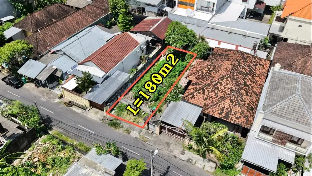 Jual Tanah Harga global Luas 180m² di Tukad Batanghari Strategis Area