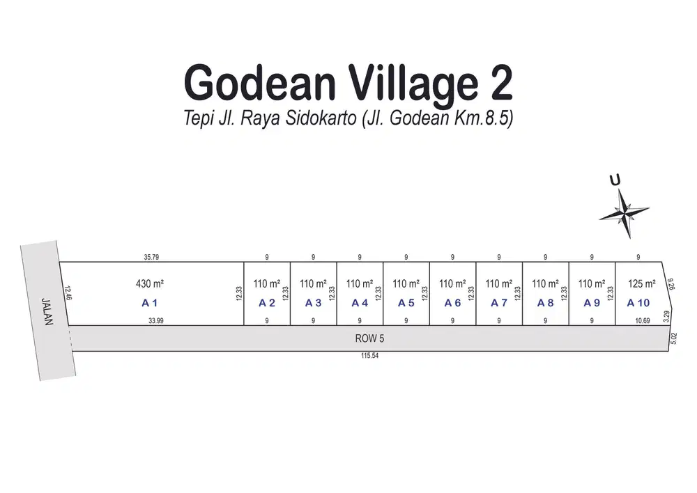 Tanah di Godean; Strategis Cocok Untuk Bangun Ruko
