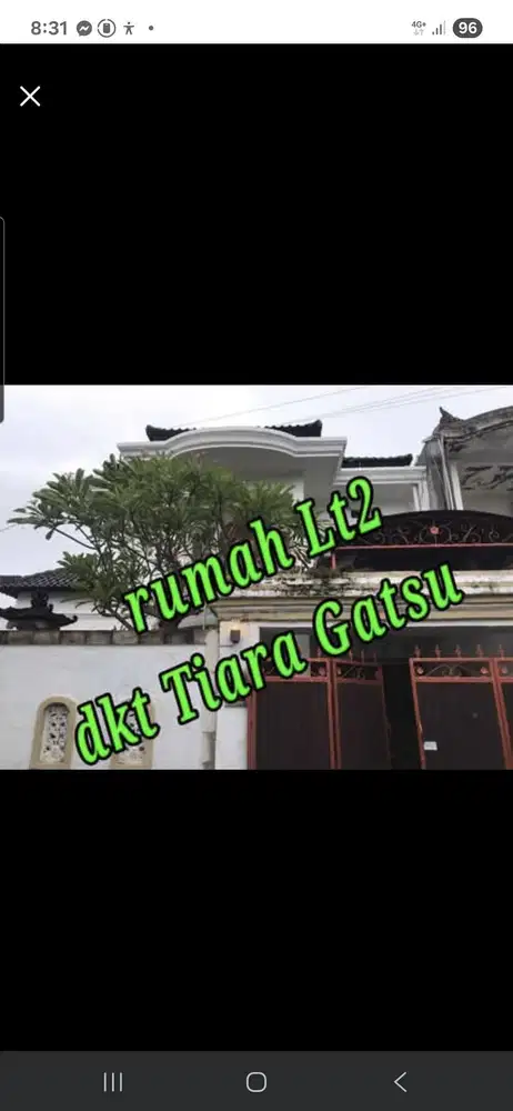 Dijual Rumah Lt2 Lokasi di Perum Batu Bidak Kerobokan Badung Bali