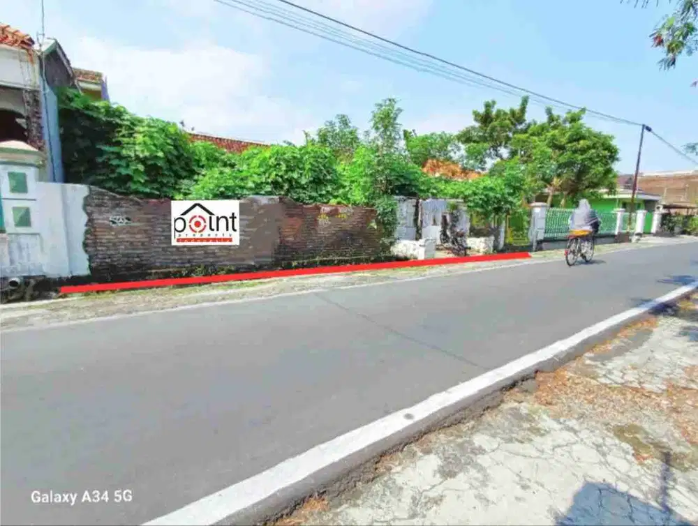 Tanah 300m² Siap Bangun Strategis Siap Bangun di Sukoharjo