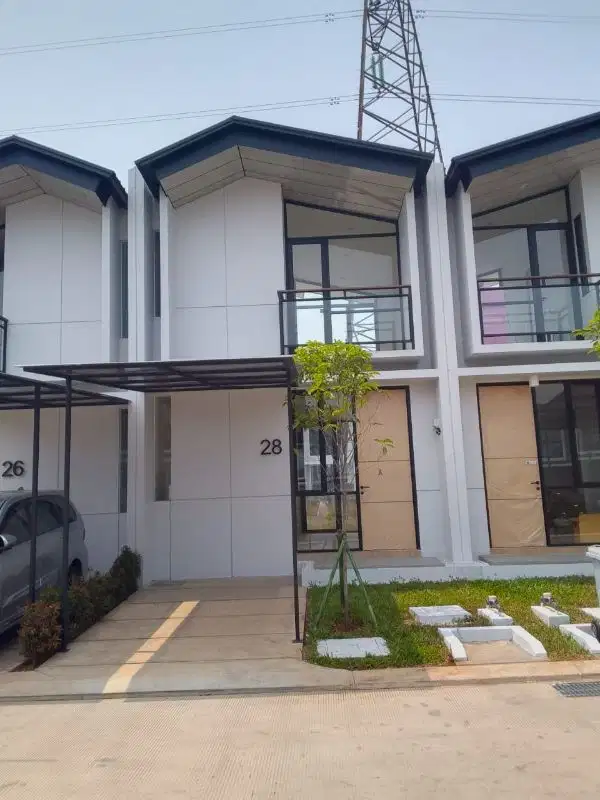 Rumah Waterfront Riverside Lippo Cikarang Jual Cepat BU Siap Huni
