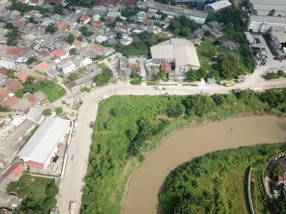 TANAH DIJUAL PINGGIR KALI (cocok untuk pabrik tahu/tempe)