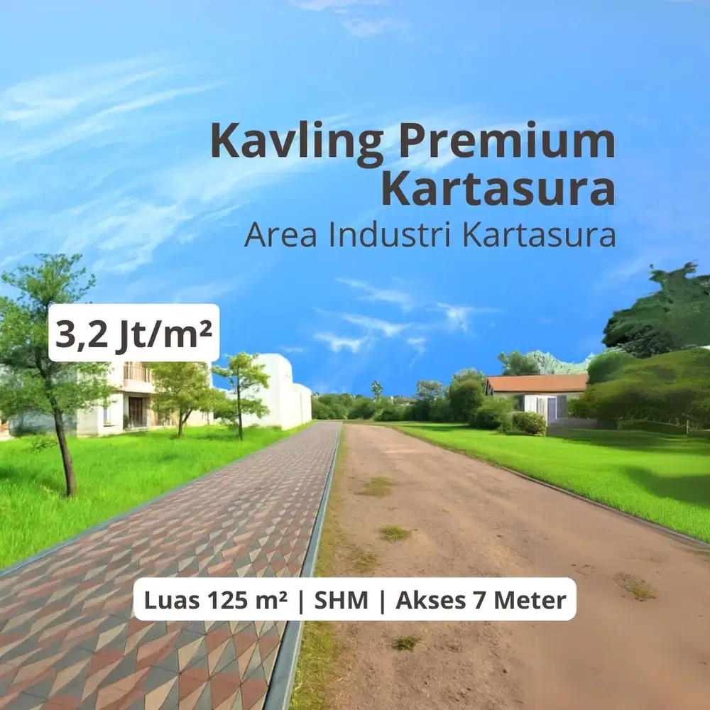 Selatan Luwes Kartasura, Tanah SHM 3,7 juta/m