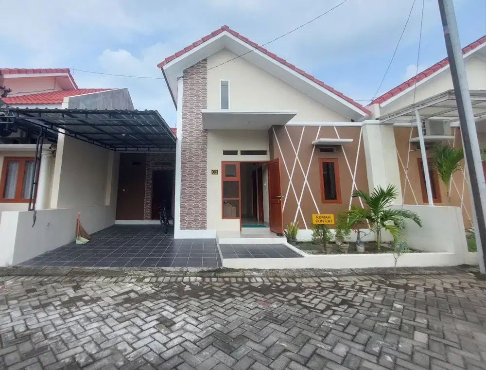 Rumah Baru ModernKudu Baki Solobaru Lingkungan Cluster Sekuriti 24 Jam