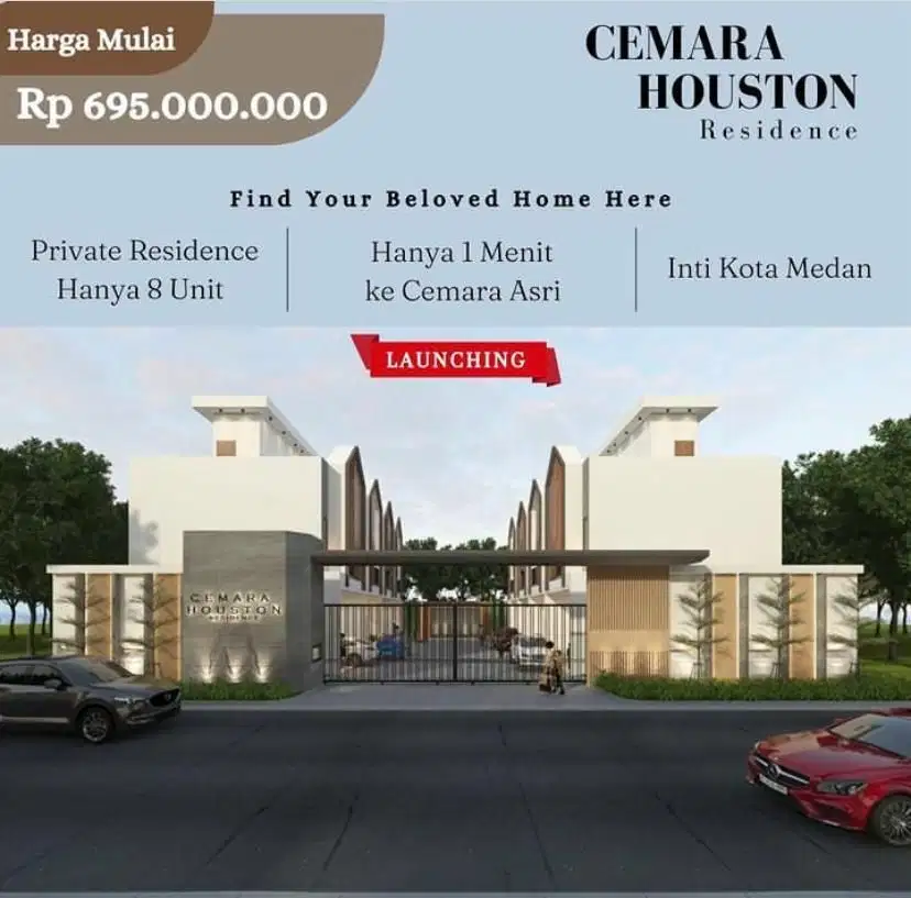 Villa komplek Cemara Houston