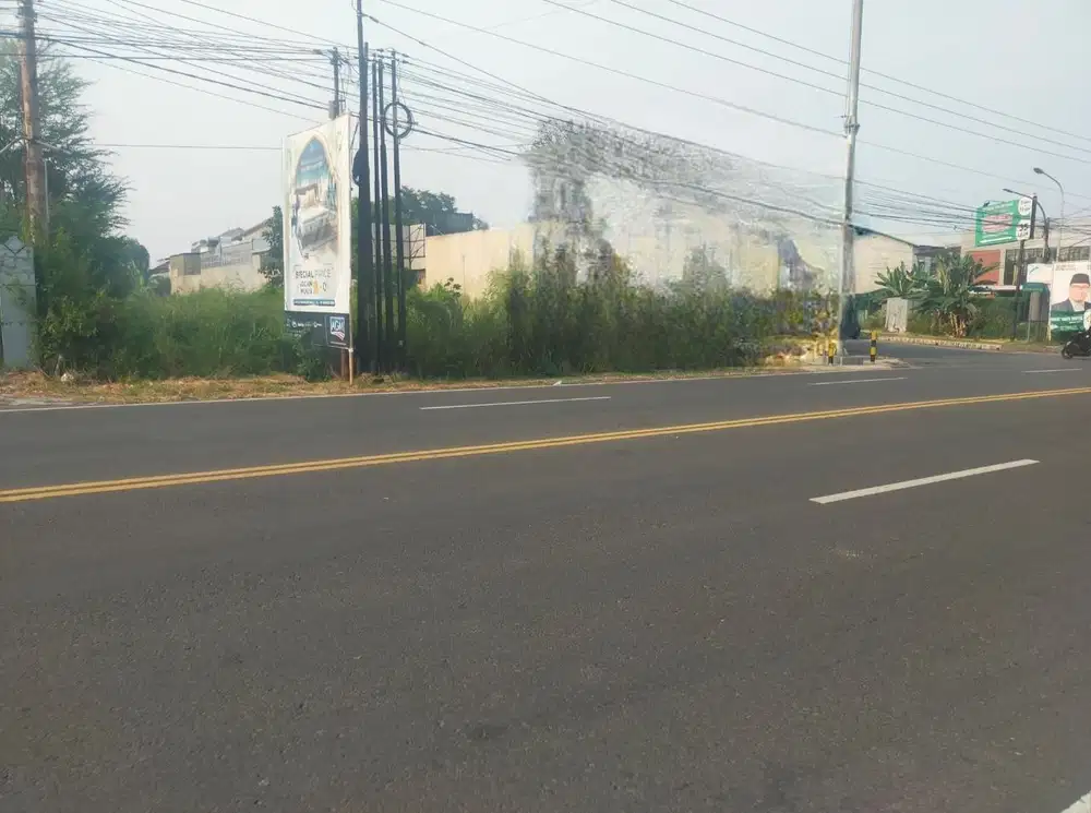 Tanah Strategis 2.245m² Siap Bangun Pinggir Jl Raya Colomadu