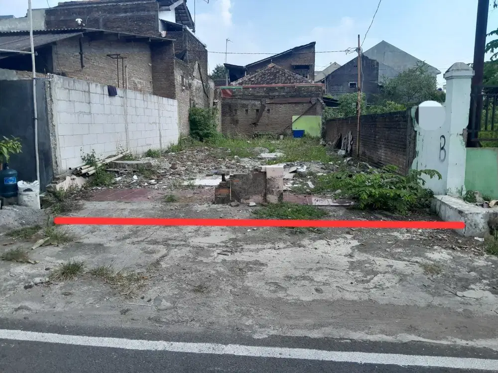 Tanah Pekarangan 106m² Siap Bangun di Kota Solo