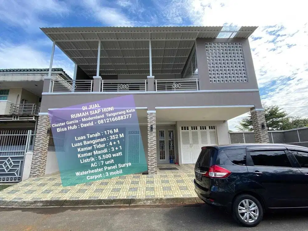 Rumah dijual di Modernland, Tangerang Siap Huni