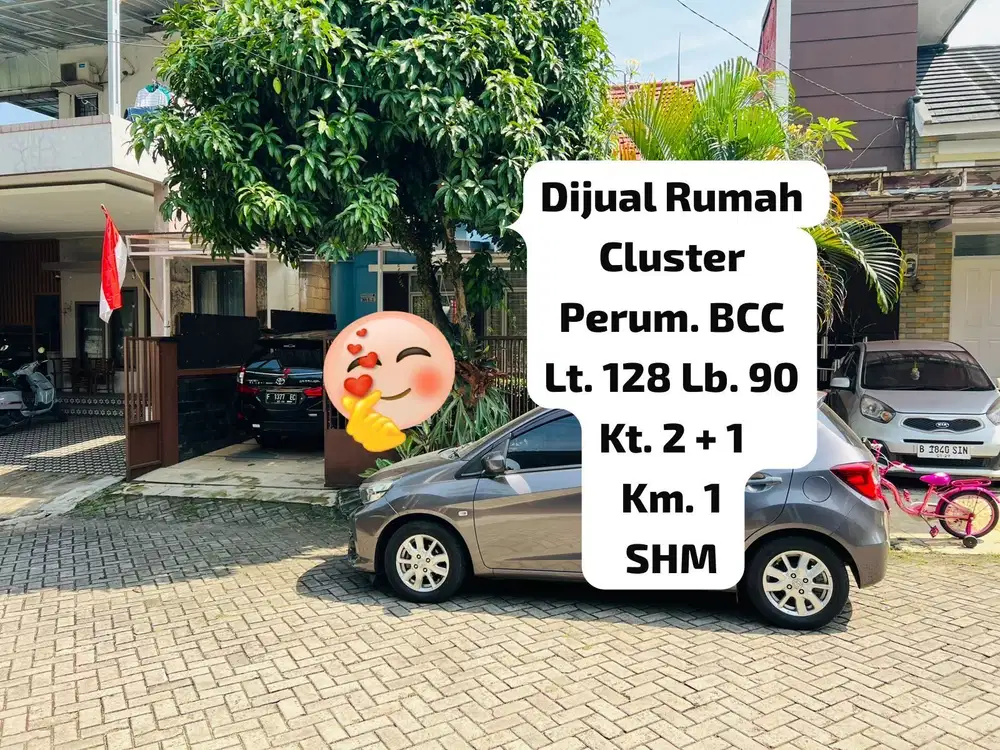 Rumah Siap Huni Dalam Cluster Di Perumahan BCC Bukit Cimanggu City
