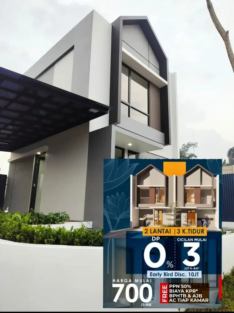 2Lantai Terbaik Developer Terbaik by Serpong Jaya 3Kamar Harga Murah