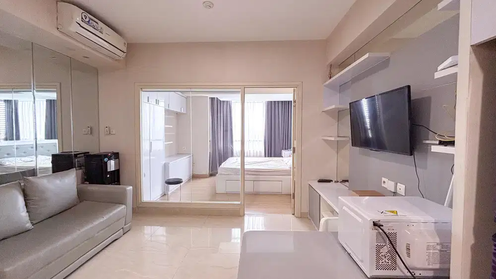 Sewa apartemen tangerang tangcity mall full furnish murah