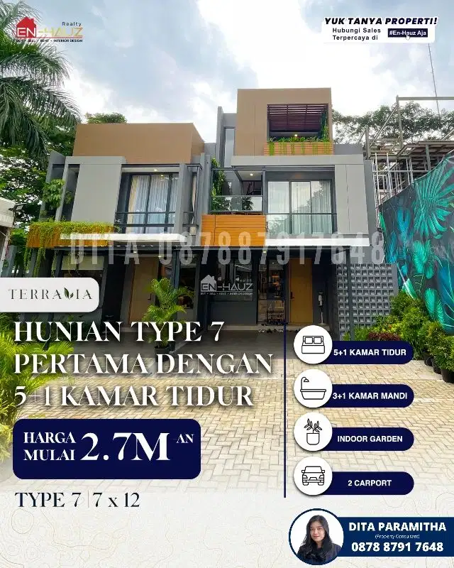 Dijual Rumah Baru BSD Terravia Adora Primes