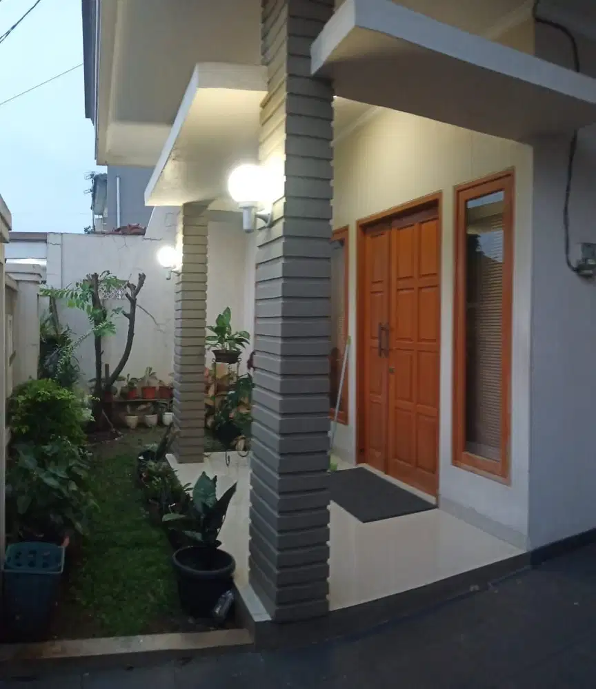 Rumah Semifurnished Dalam Cluster Di Perumahan Cimanggu Permai