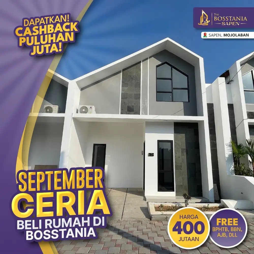 Bosstania Sapen – Rumah Praktis, Nyaman, dan Eksklusif
