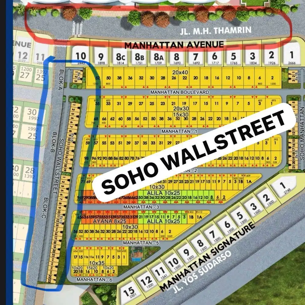JUAL SOHO / RUKO MURAH DAN WORTH TO BUY DI SOHO WALLSTREET PIK2