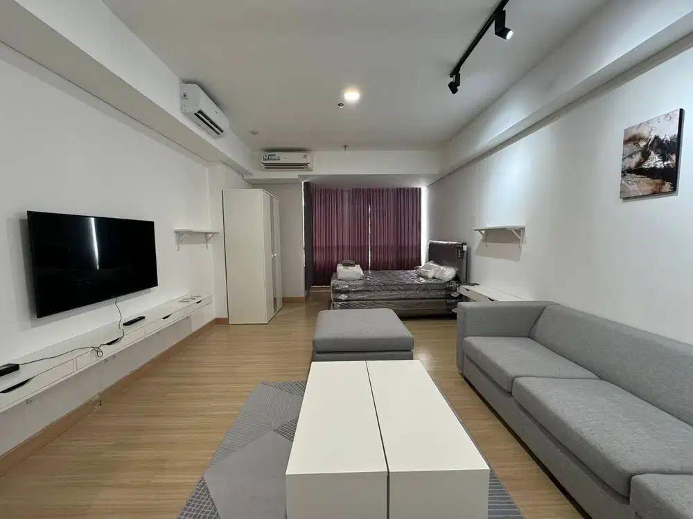 sewa apartemen studio skandinavia tangcity mall apartment tangerang