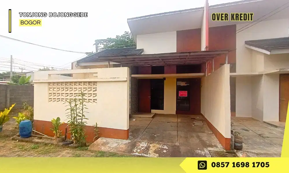 Over Kredit Rumah 55 Juta dkt Stasiun KRL di The Andalusia Bojonggede