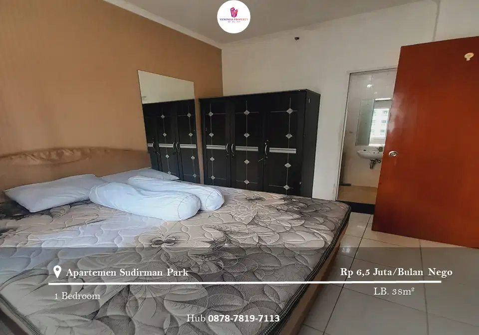 Disewakan Apartement Sudirman Park 2BR Full Furnished Tower A