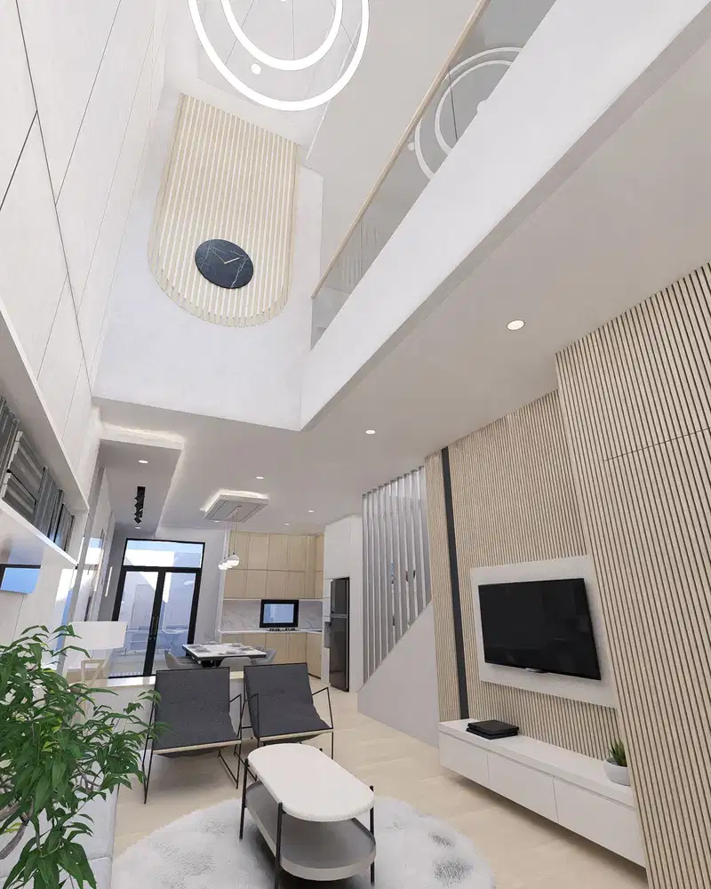 Rumah Minimalis Scandinavian Japanese Style Di Mekarwangi Bandung