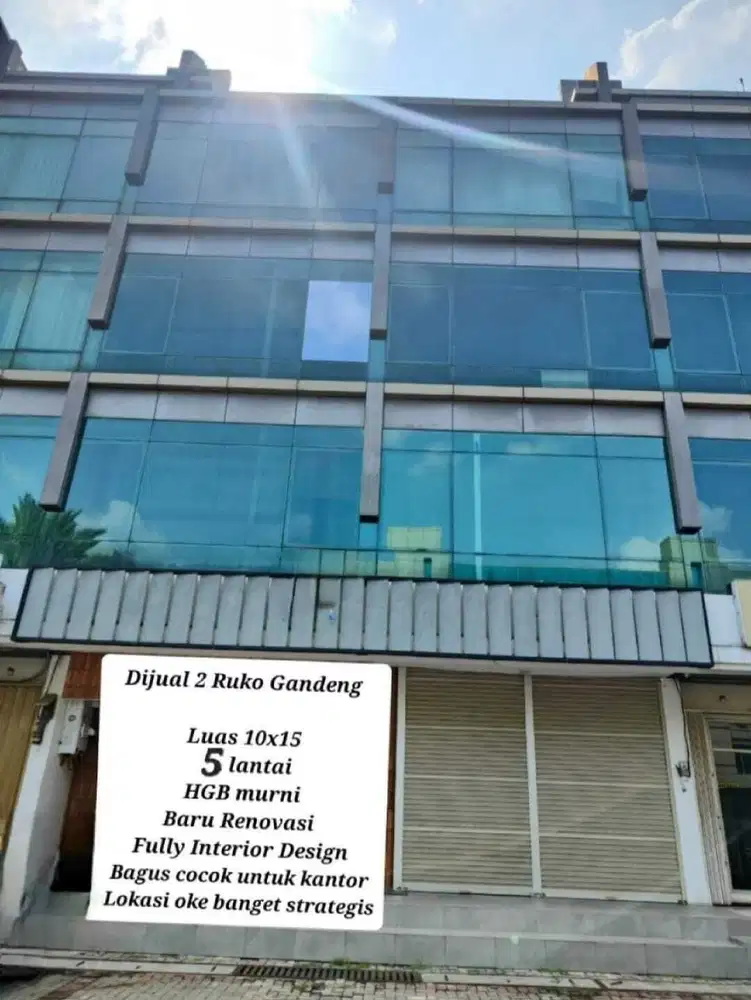 jual ruko 2 gandeng di puri mutiara