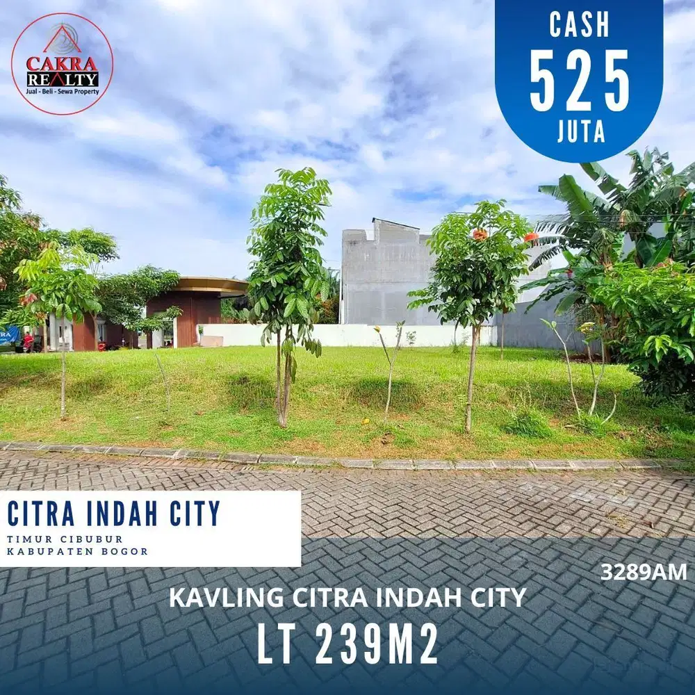 Dijual tanah kavling dicitra indah city bogor kavling siap bangun