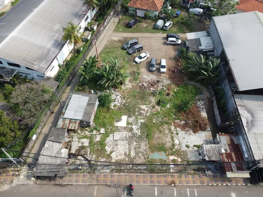 DISEWAKAN TANAH DI PINGGIR JALAN RAYA SERPONG SAMPING PABRIK TOTO