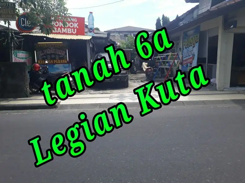 Dijual Tanah dekat Pantai Kuta di Jl raya Legian Kuta Bali