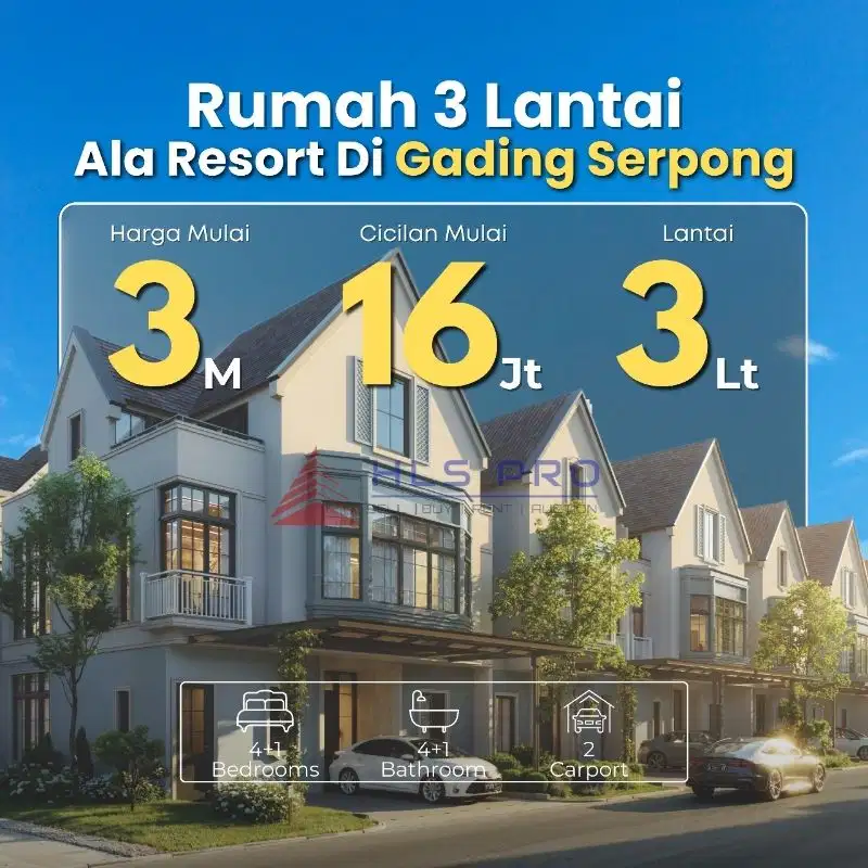 Rumah cluster Louise di gading serpong Tangerang