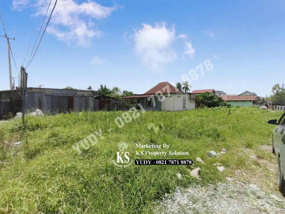 Tanah di jalan utama Padma Jaya, Plaju, 13 Ulu, Kota Palembang