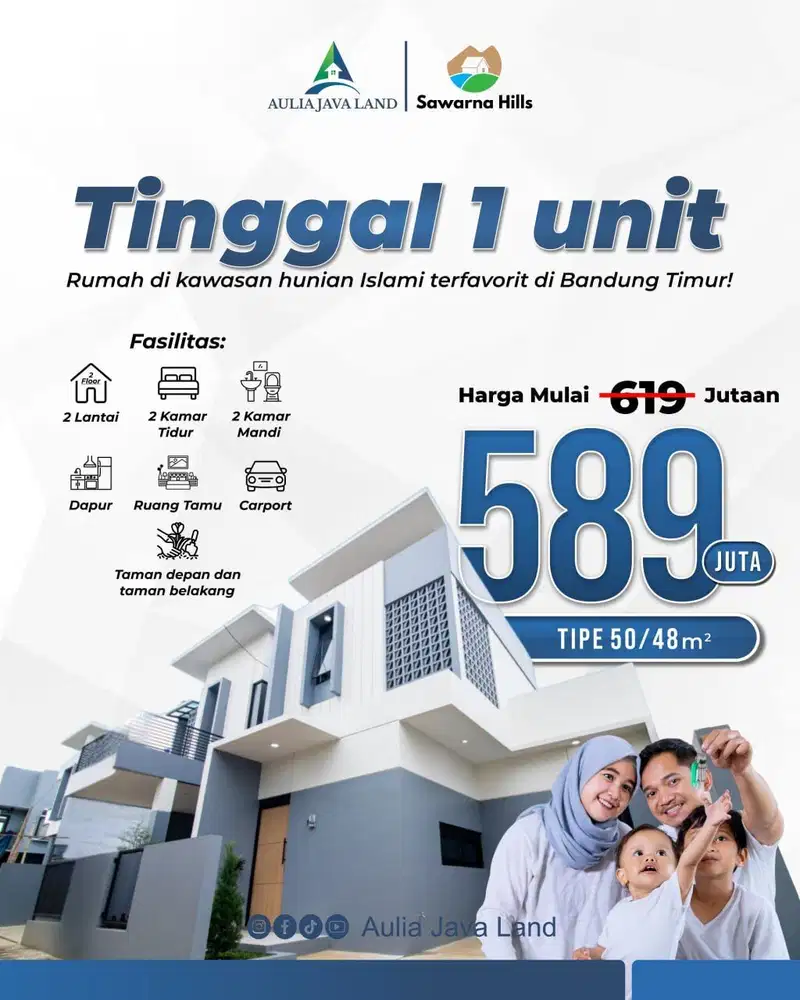 Jual Rumah Baru View Al Jabbar Gedebage di Ujungberung Kota Bandung