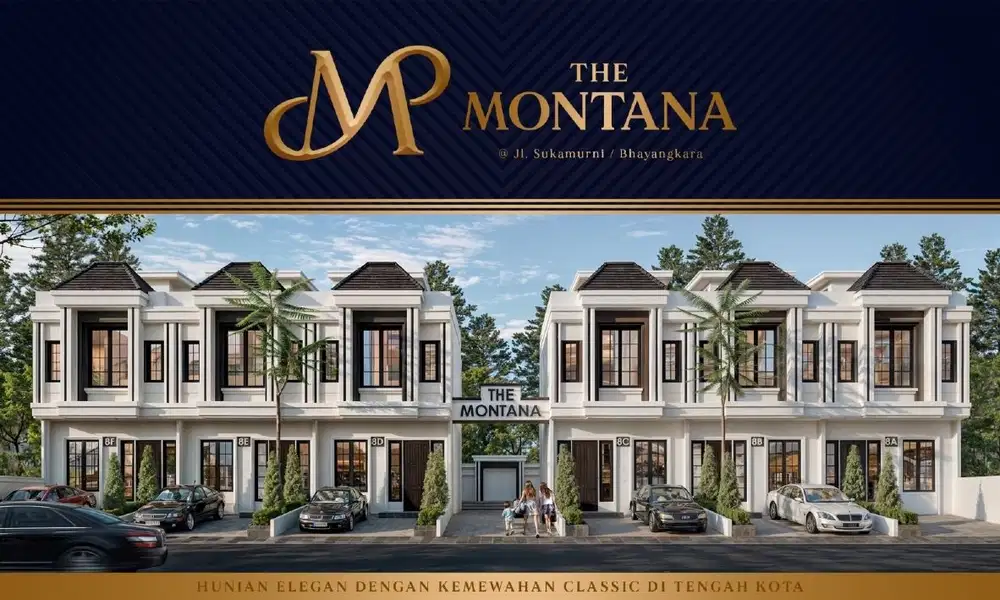 Villa di Komplek The Montana jalan sukamurni bhayangkara