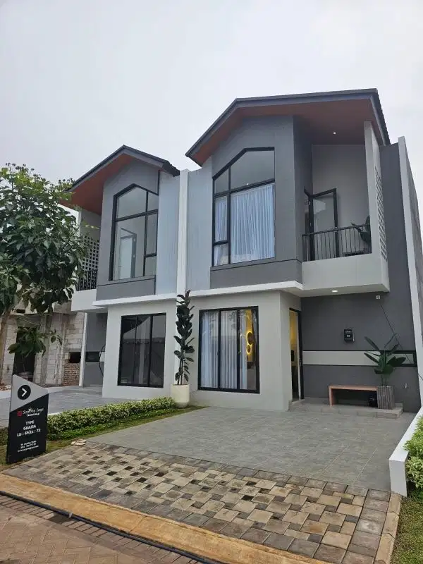 Rumah Brand New Bonus Furnished Cantik Mewah Siap Huni