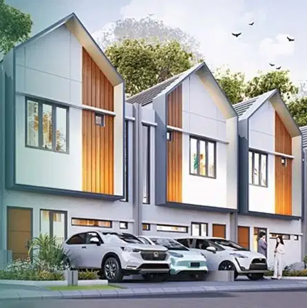 Dijual Rumah Modern Mansion Garden Type Aster Lebar 6 Di Jakarta Timur