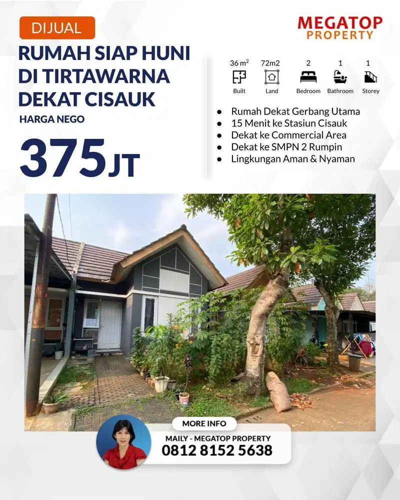 Rumah Murah di Bale Tirtawana Lokasi Strategis Dekat Cisauk Siap Huni