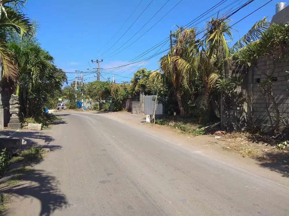 Dijual tanah 1,27 hektar di dalam kota Denpasar Bali dkt Sanur,Renon,Gatsu