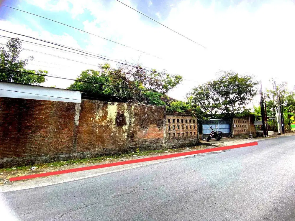 Rumah Pinggir Jln Utama Gedongan Hitung Tanah di Karanganyar
