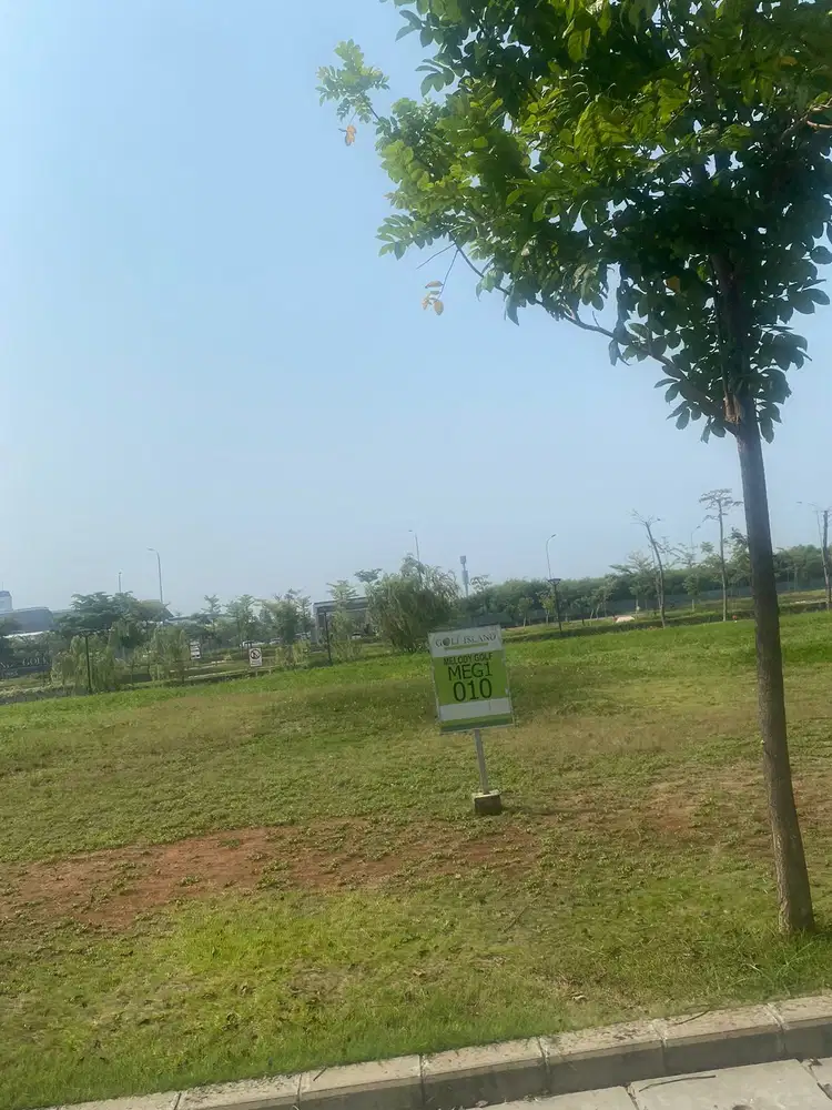 Dijual Tanah Kavling Cluster melody Golf island hadap danau