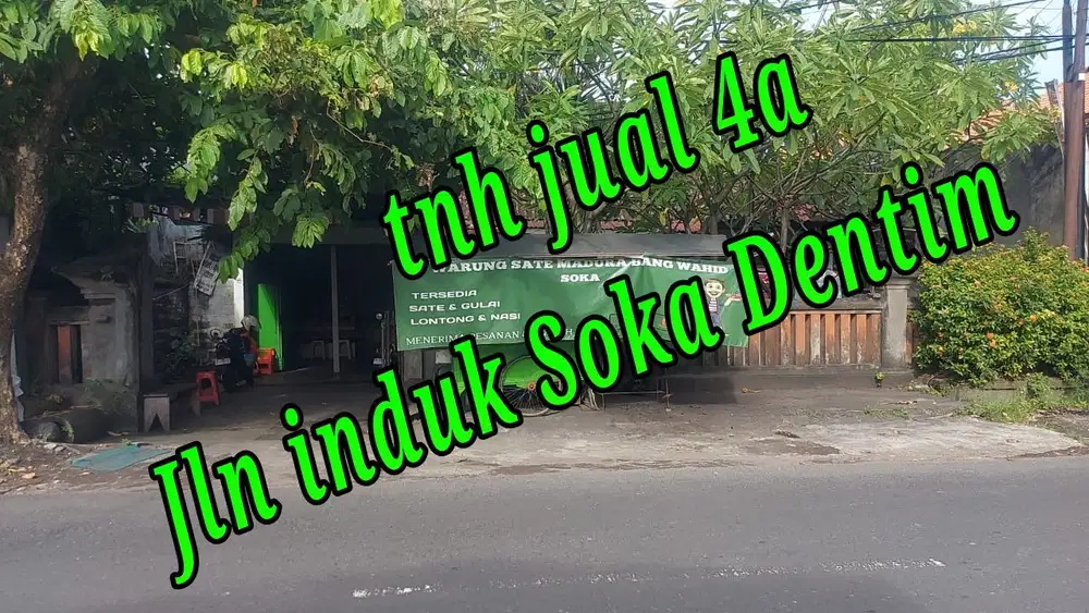 Dijual Tanah 4a di Jln induk Soka Denpasar Timur Bali