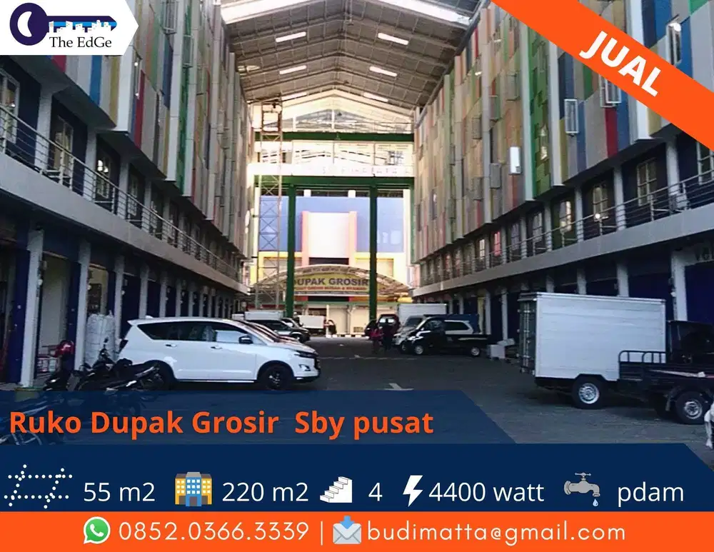 Dijual ruko di Grosir Surabaya pusat  The EdGe