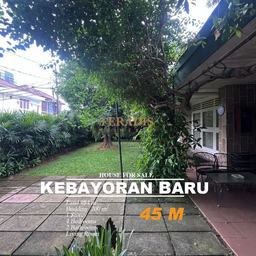 DIJUAL RUMAH DI KAWASAN DHARMAWANGSA KEBAYORAN BARU