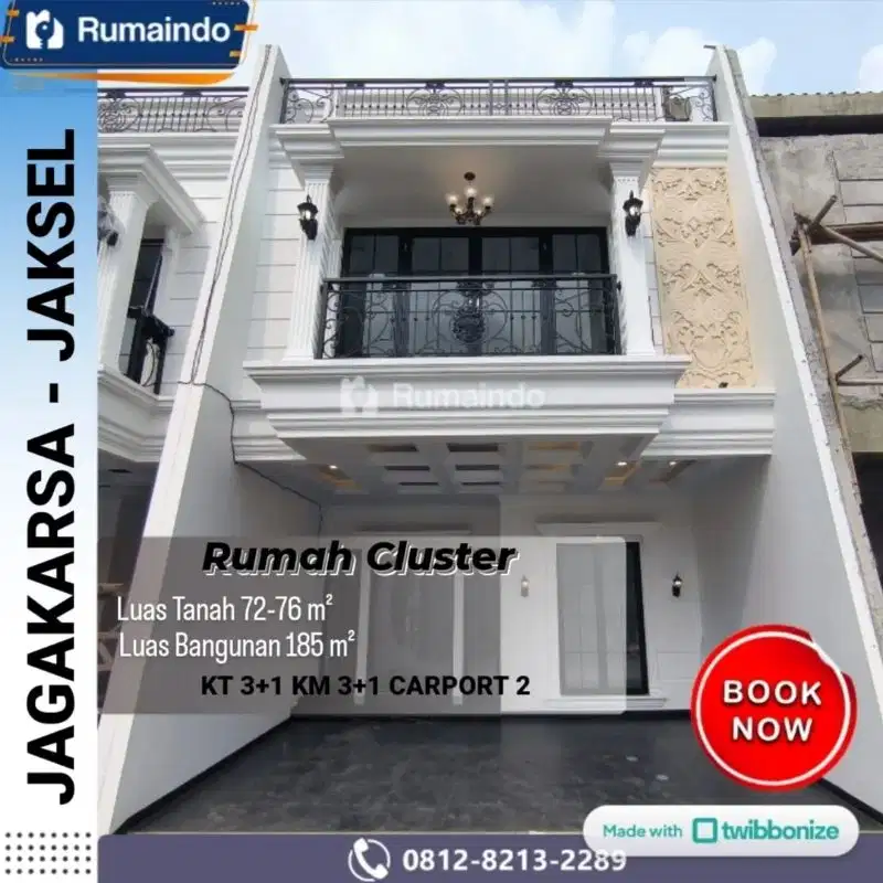 Dijual Rumah Classic Modern di Jagakarsa Jakarta Selatan