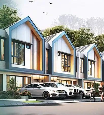 Rumah Dijual Modern Mansion Garden  Promo Cashback DP & Free BPHTB