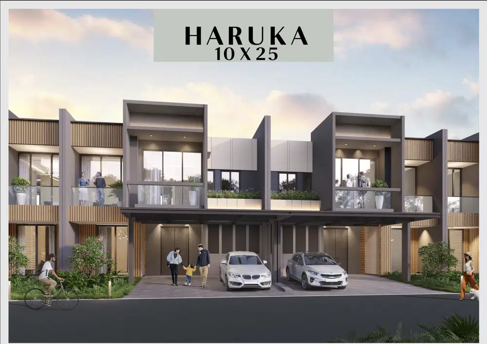 Rumah 2 Lantai Okinawa Pasir Putih Residence di PIK 2