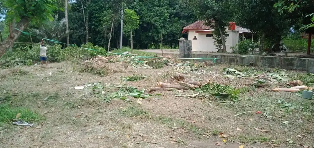 Tanah luas belakang perumahan citra indah