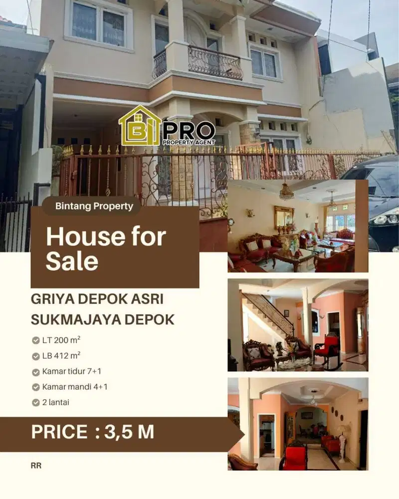 Griya Depok Asri,Depok, luas, asri, harga terbaik